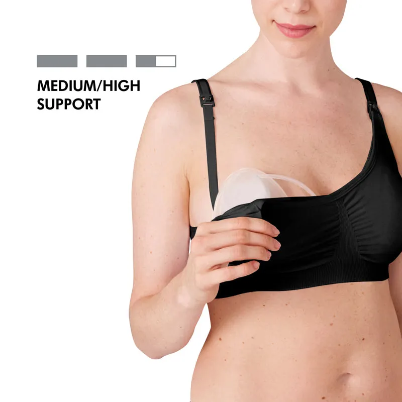 Medela 3 in 1 Nursing & Pumping Bra Black Medium