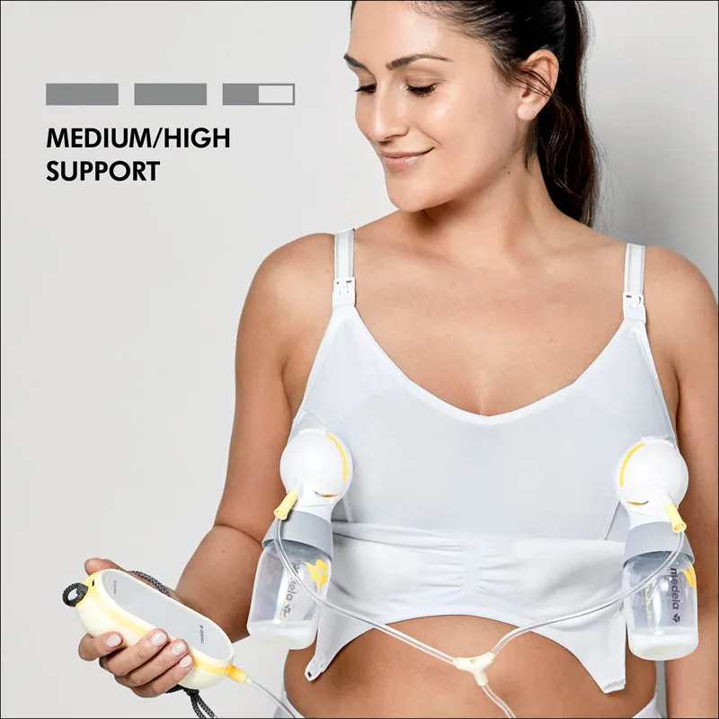 Medela 3 in 1 Nursing & Pumping Bra White Small