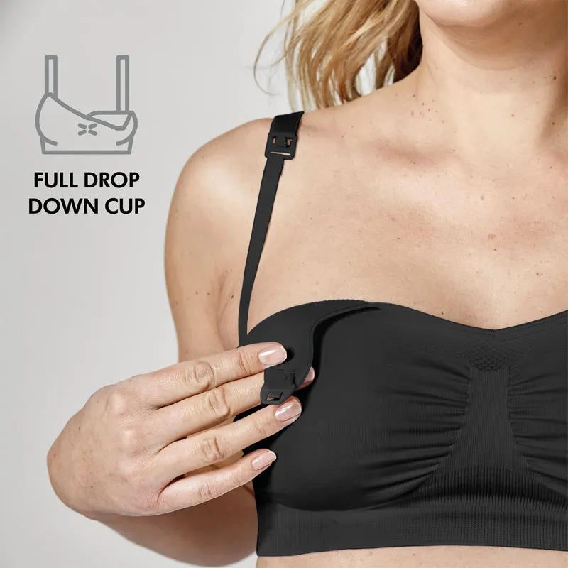 Medela Keep Cool Maternity & Nursing Bra Black XXL
