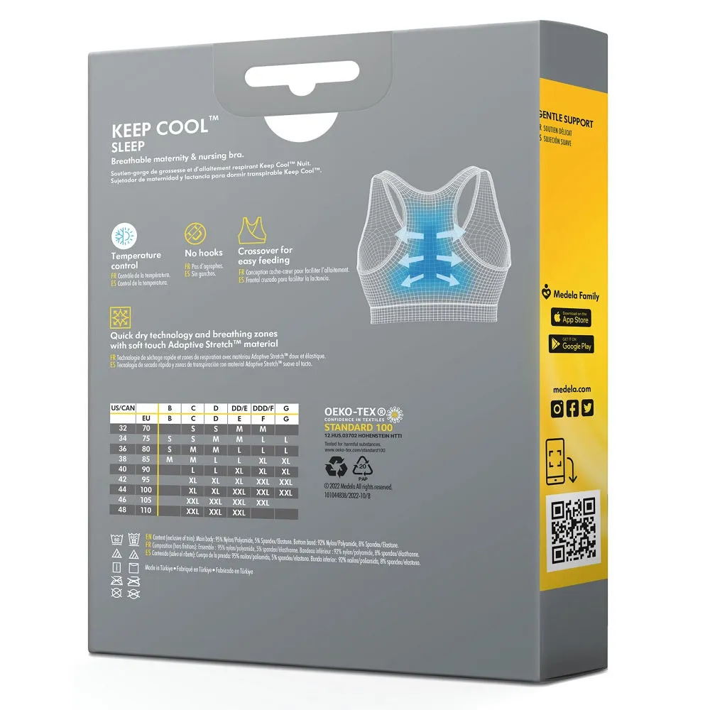 Medela Keep Cool Sleep Bra (Black)