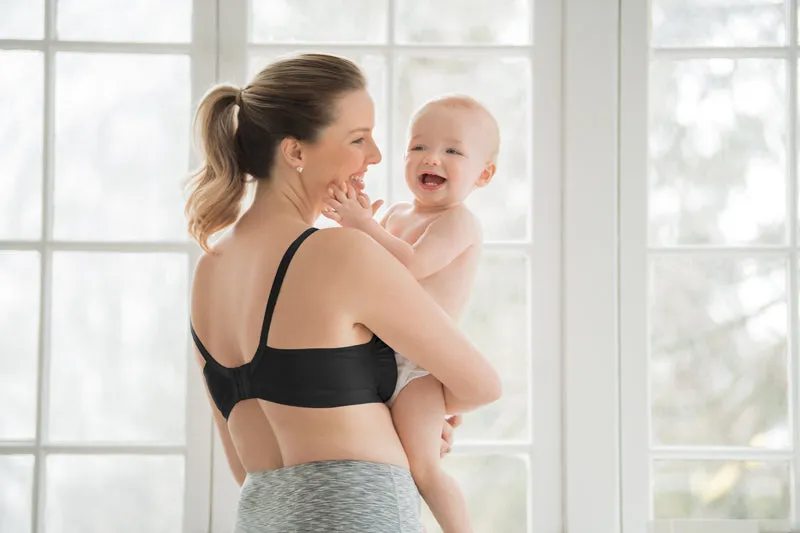 Medela Maternity & Nursing Bra Black Large
