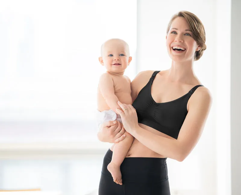 Medela Maternity & Nursing Bra Black Large