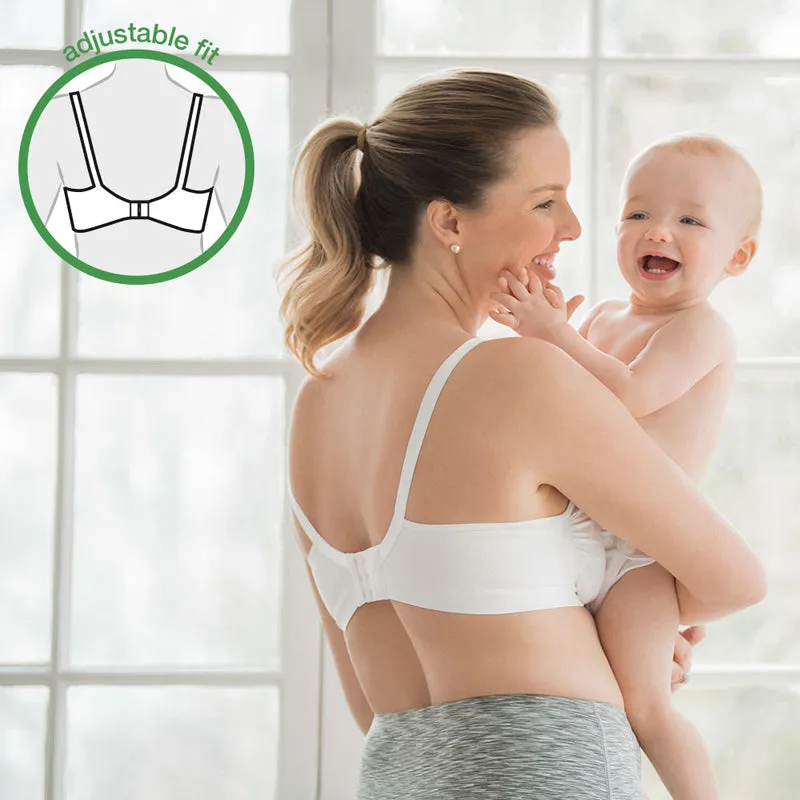 Medela Maternity & Nursing Bra White Large