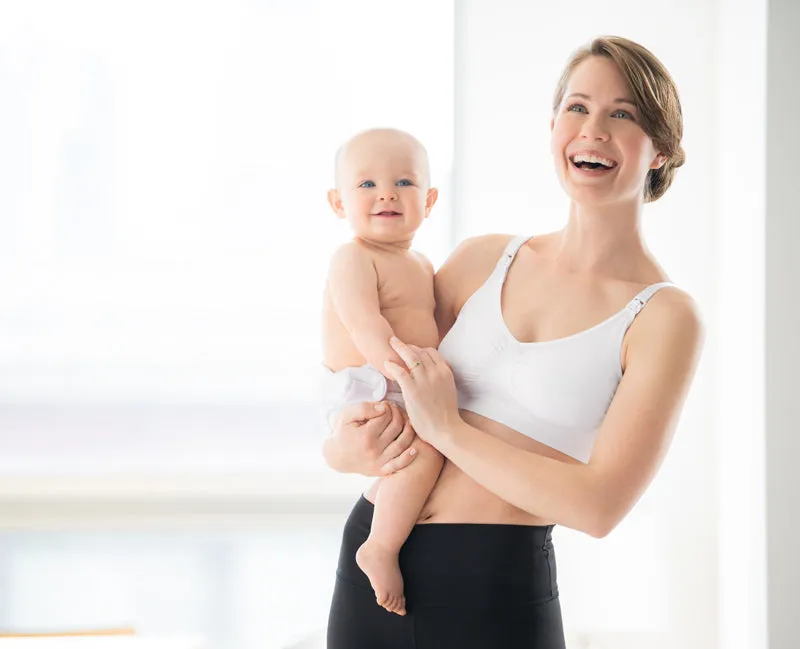Medela Maternity & Nursing Bra White Large