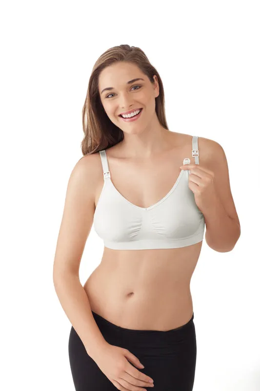 Medela Maternity & Nursing Bra White Large