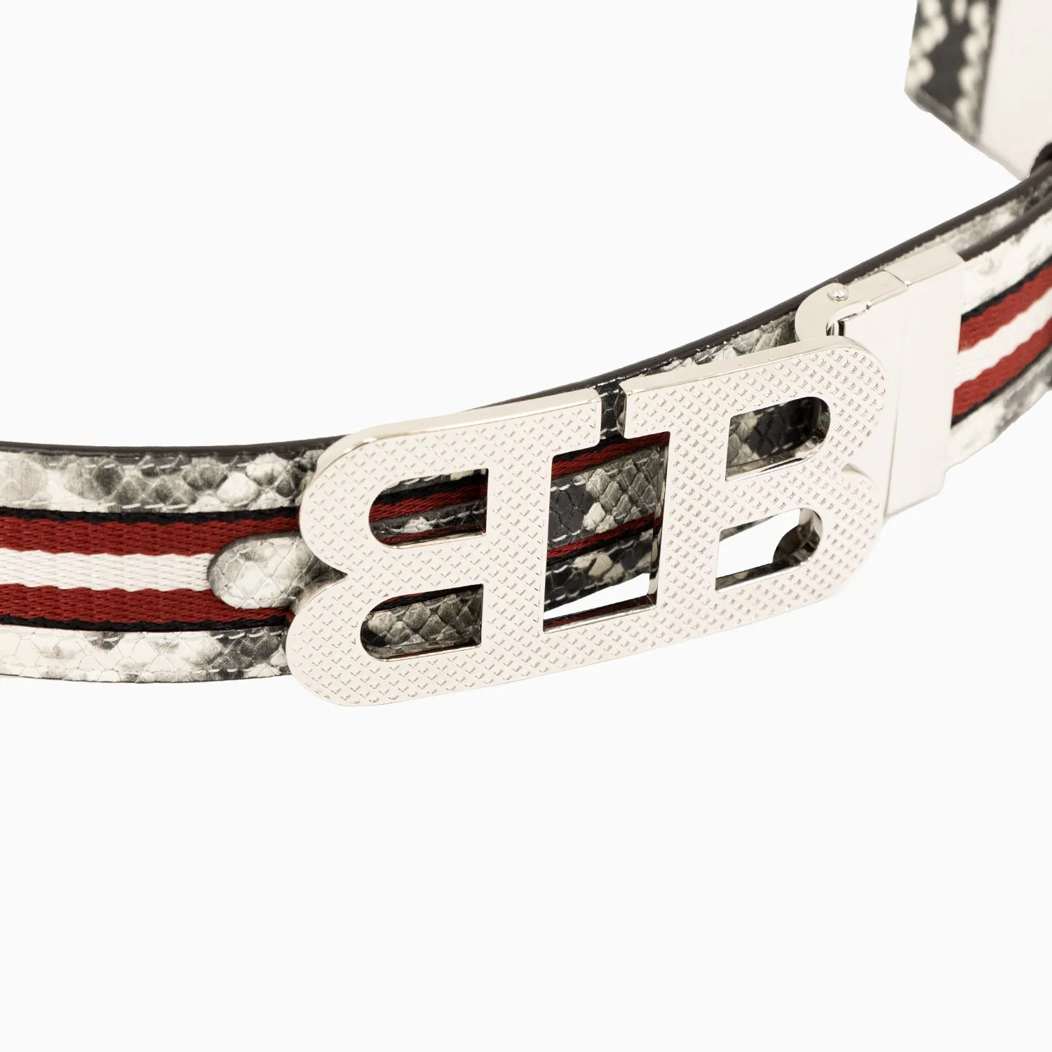 Men's Synthetic Reversible Iconic Buckle Belt