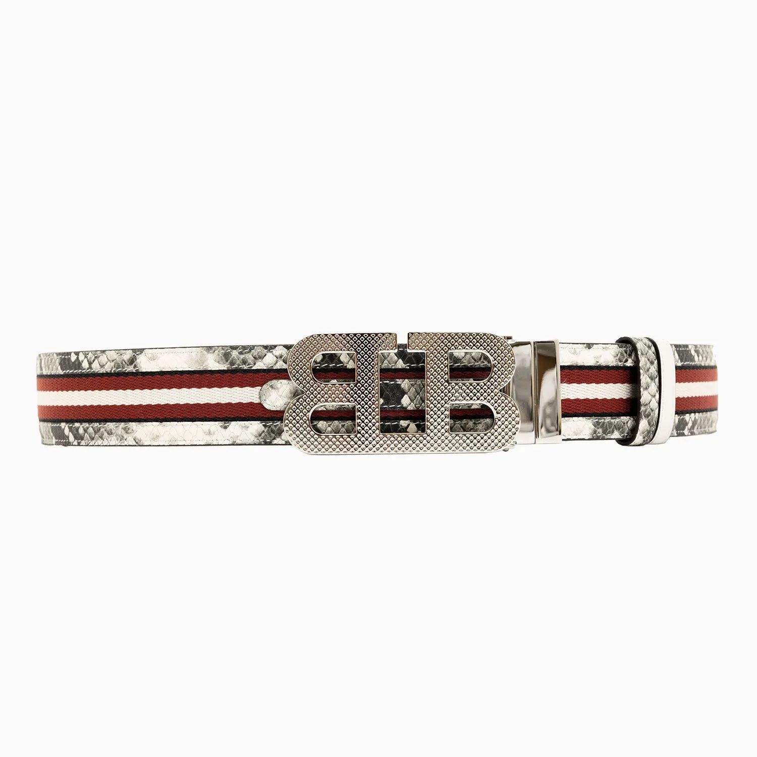 Men's Synthetic Reversible Iconic Buckle Belt