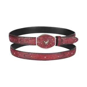 Men's Wild West Ostrich Belt