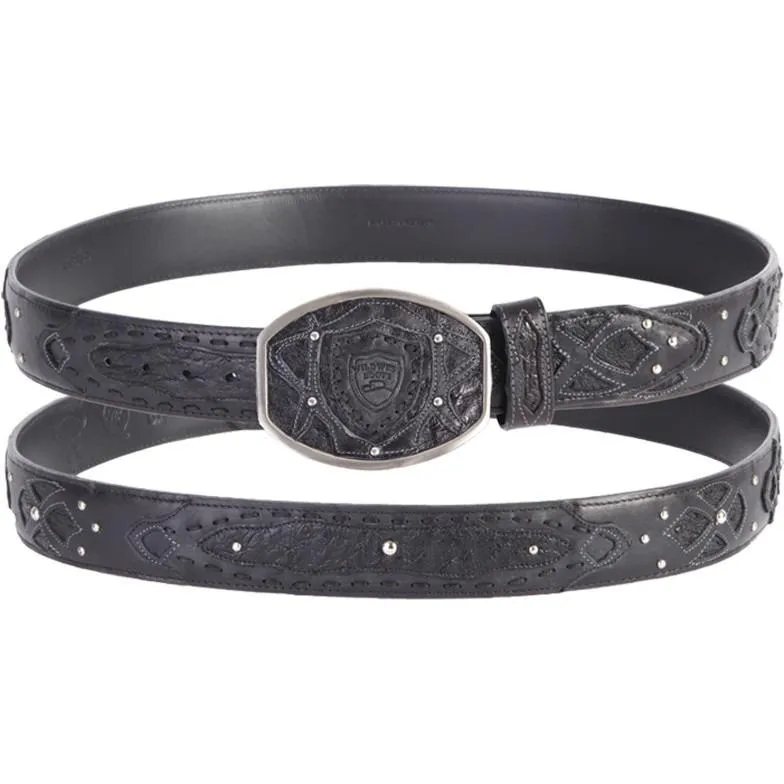 Men's Wild West Ostrich Belt