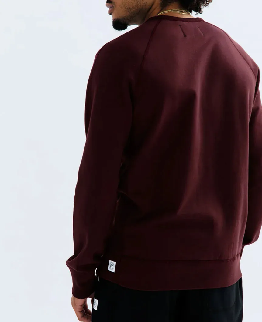 Midweight Terry Crewneck Crimson