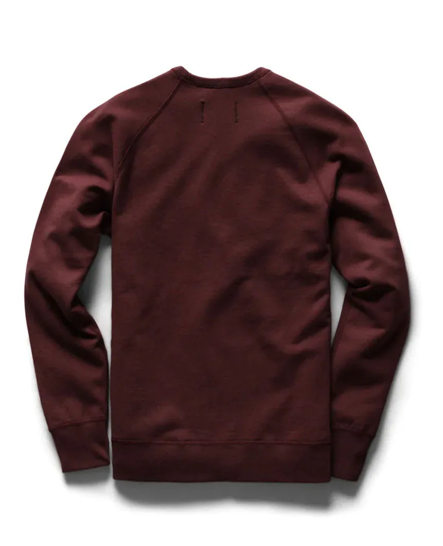 Midweight Terry Crewneck Crimson