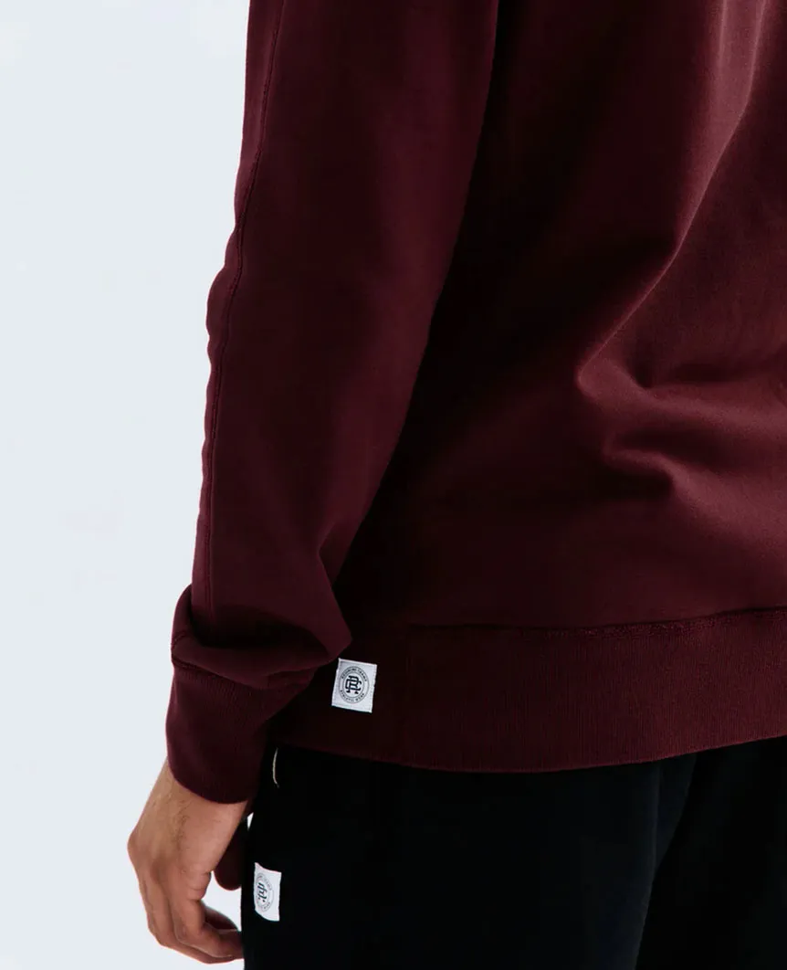 Midweight Terry Crewneck Crimson