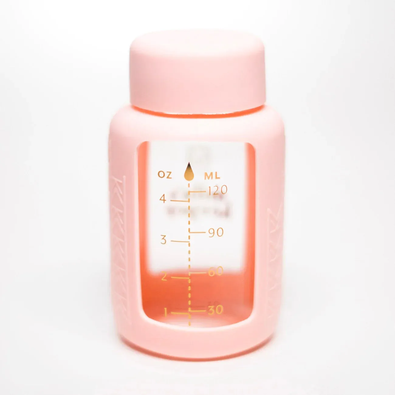 Mila's Keeper Glass Breast Milk Storage Bottles - Standard - Pink Sands