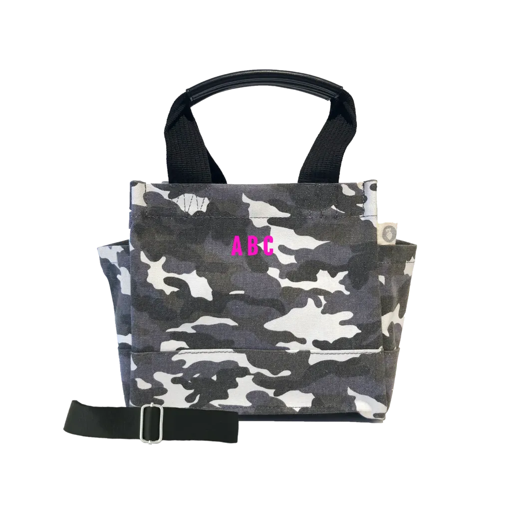 Mini Monogram Mini Luxe North South Bag: Grey Camouflage