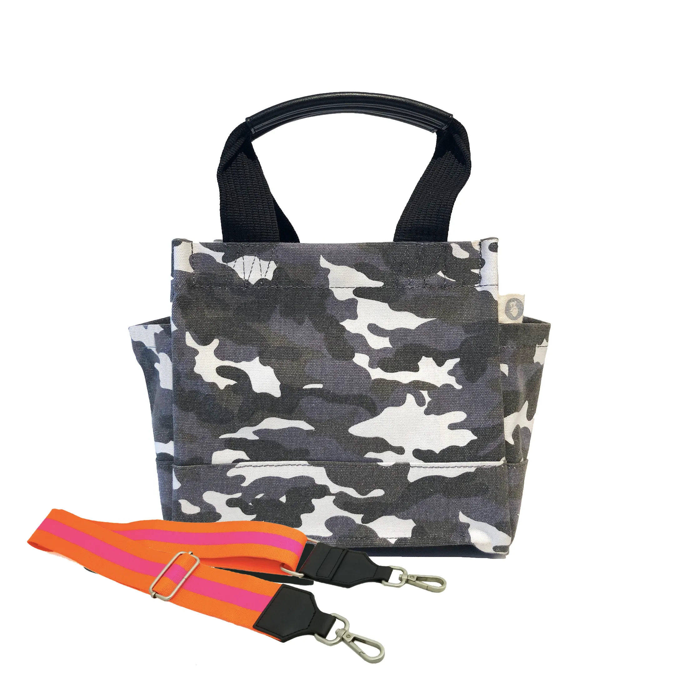 Mini Monogram Mini Luxe North South Bag: Grey Camouflage