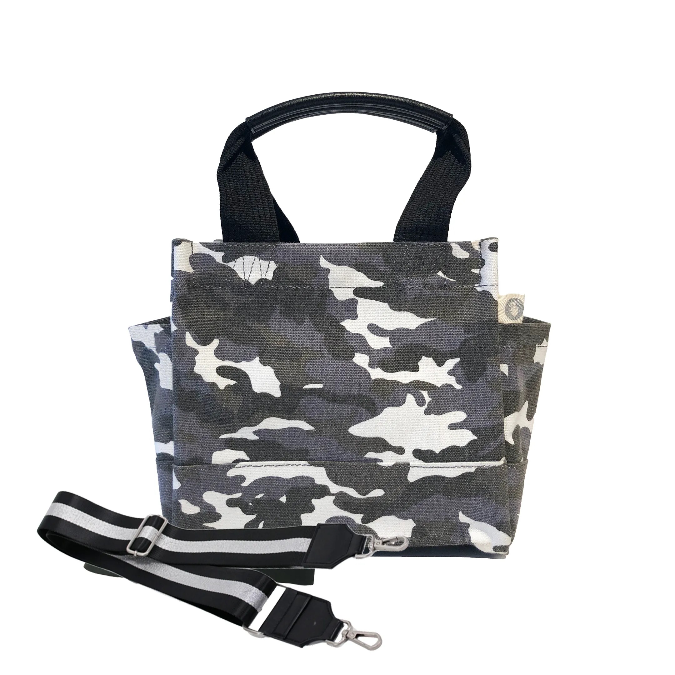 Mini Monogram Mini Luxe North South Bag: Grey Camouflage