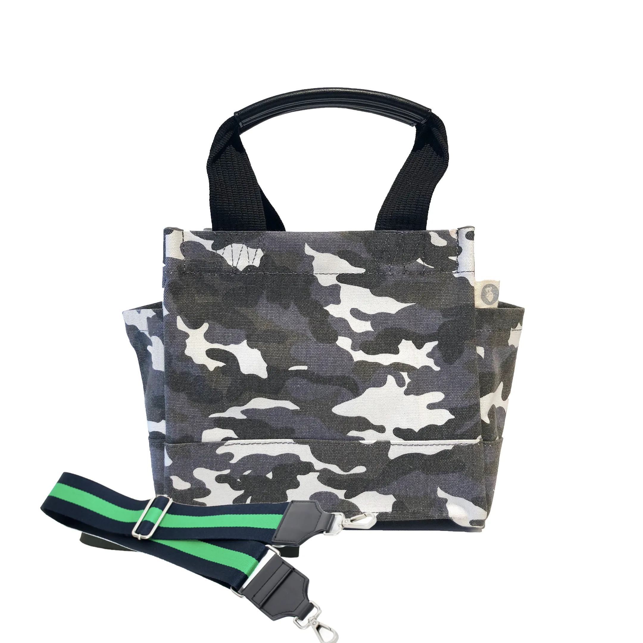 Mini Monogram Mini Luxe North South Bag: Grey Camouflage