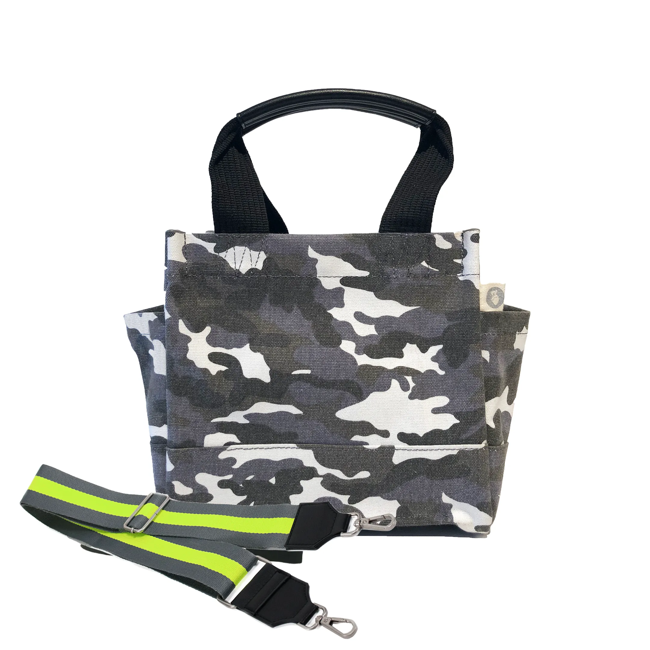 Mini Monogram Mini Luxe North South Bag: Grey Camouflage
