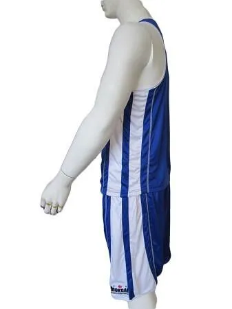 MORGAN REVERSIBLE RED/BLUE TRAINING BOXING COMPETITION SINGLET