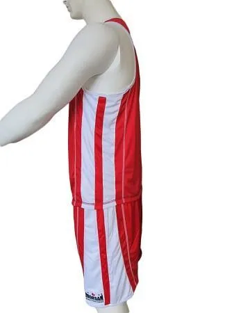 MORGAN REVERSIBLE RED/BLUE TRAINING BOXING COMPETITION SINGLET