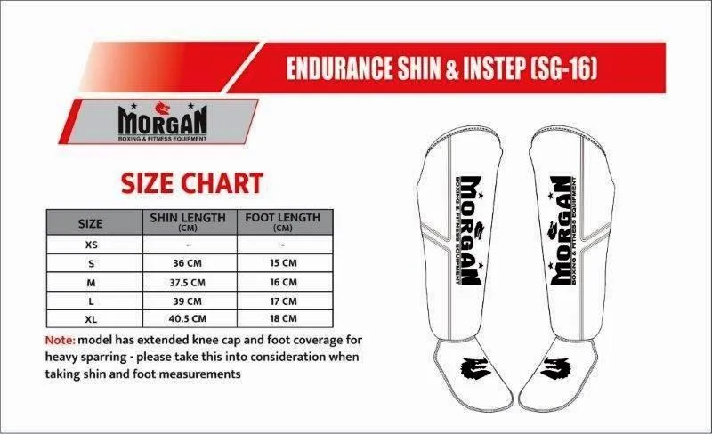 Morgan V2 Endurance Pro Shin & Instep Protectors