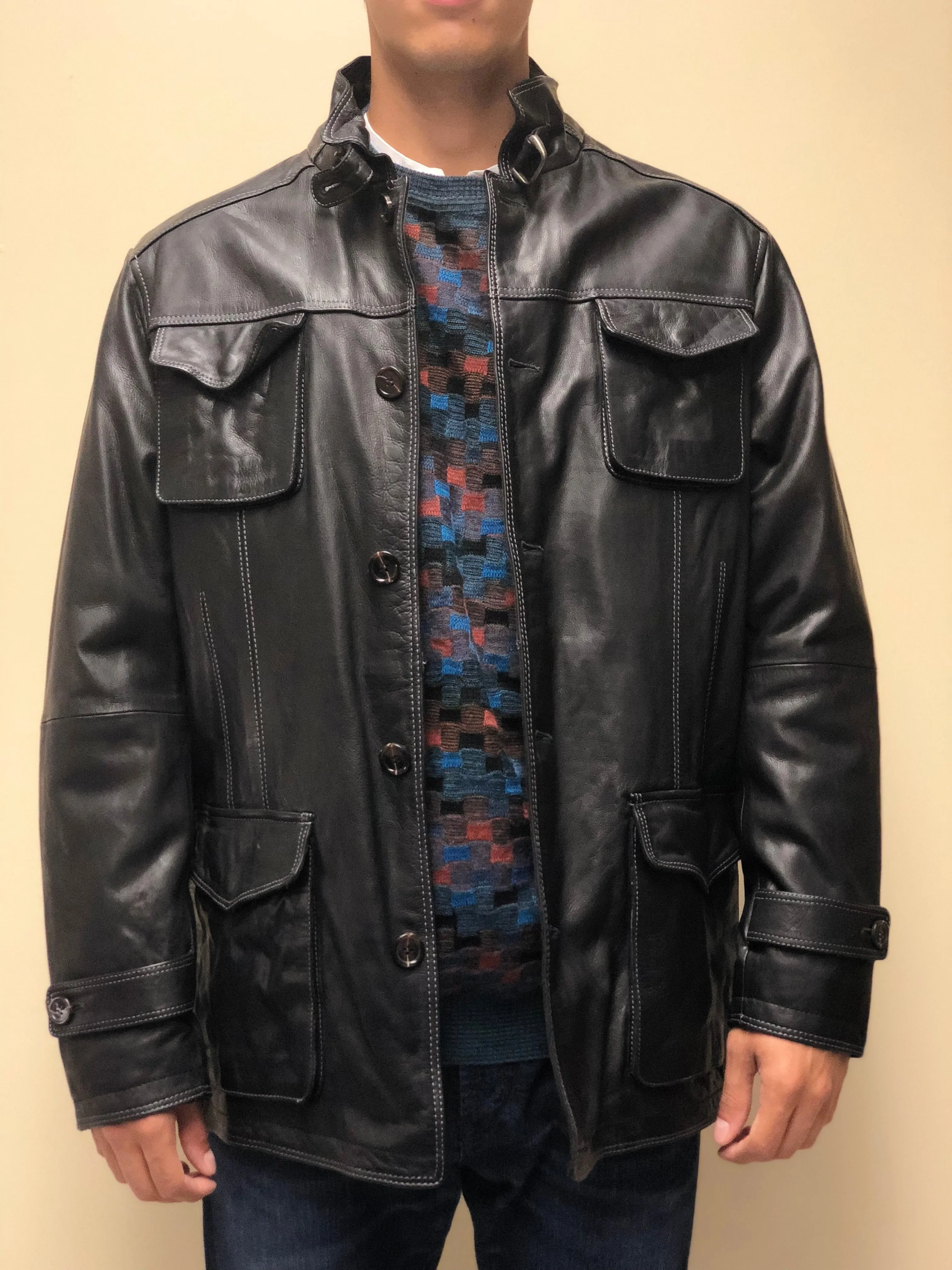 Naked Calfskin Coat