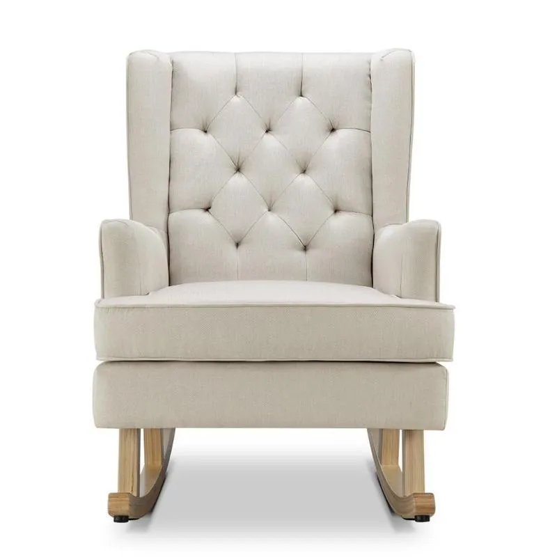 Nested Soothe Easy Chair & Rocker Natural / Beech wood