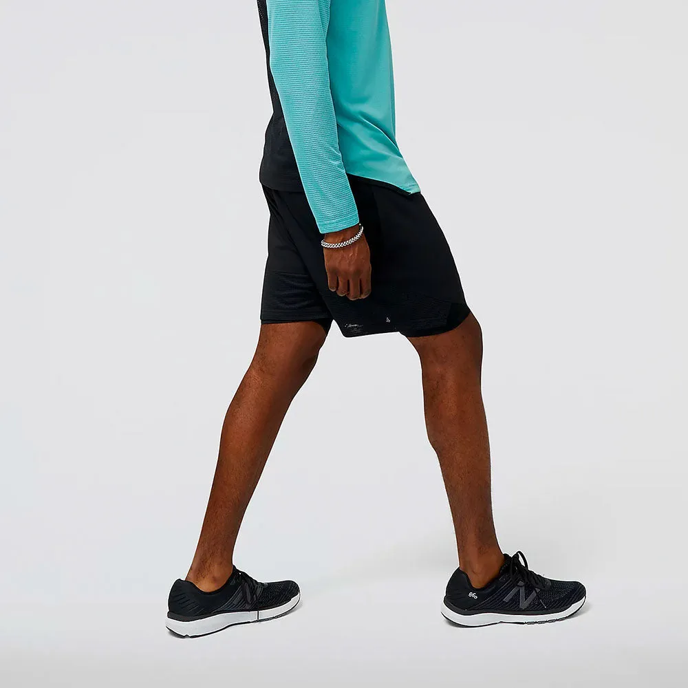 New Balance Mens Accelerate Pacer 5 Inch 2-in-1 Shorts