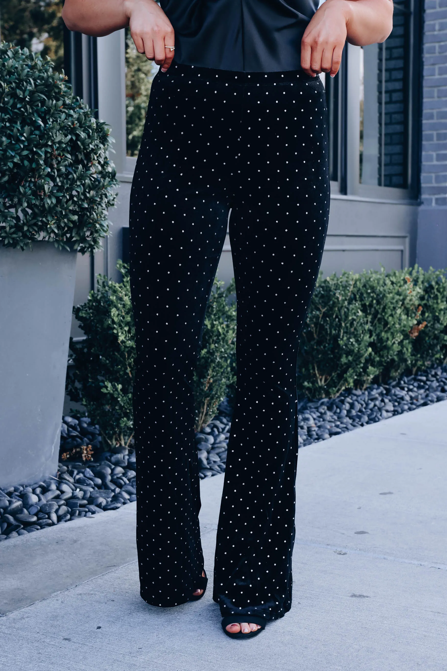 Night Life Velvet Flare Pants