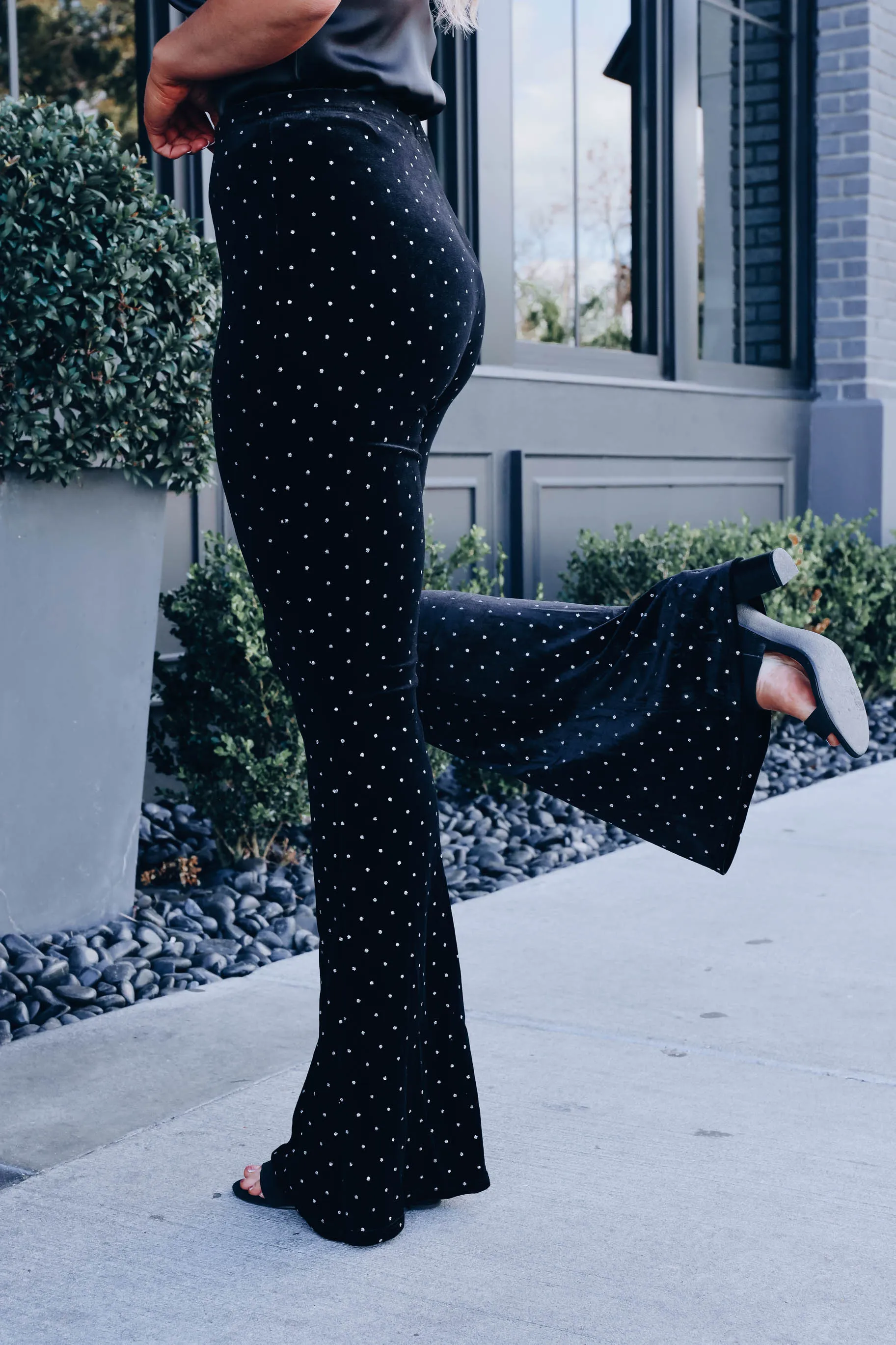 Night Life Velvet Flare Pants