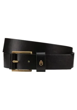 Nixon Americana Vegan Belt - Black Gold
