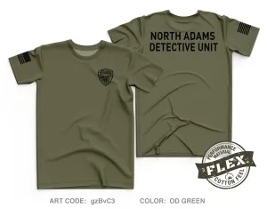 North Adams Police Detective Unit Core Men's SS Flex Performance Tee - gzBvC3
