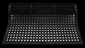 Notrax Sanitop Anti-Slip and Anti-Fatigue Floor Mat - 3'x5' (Black) (50NST-BL3X5)