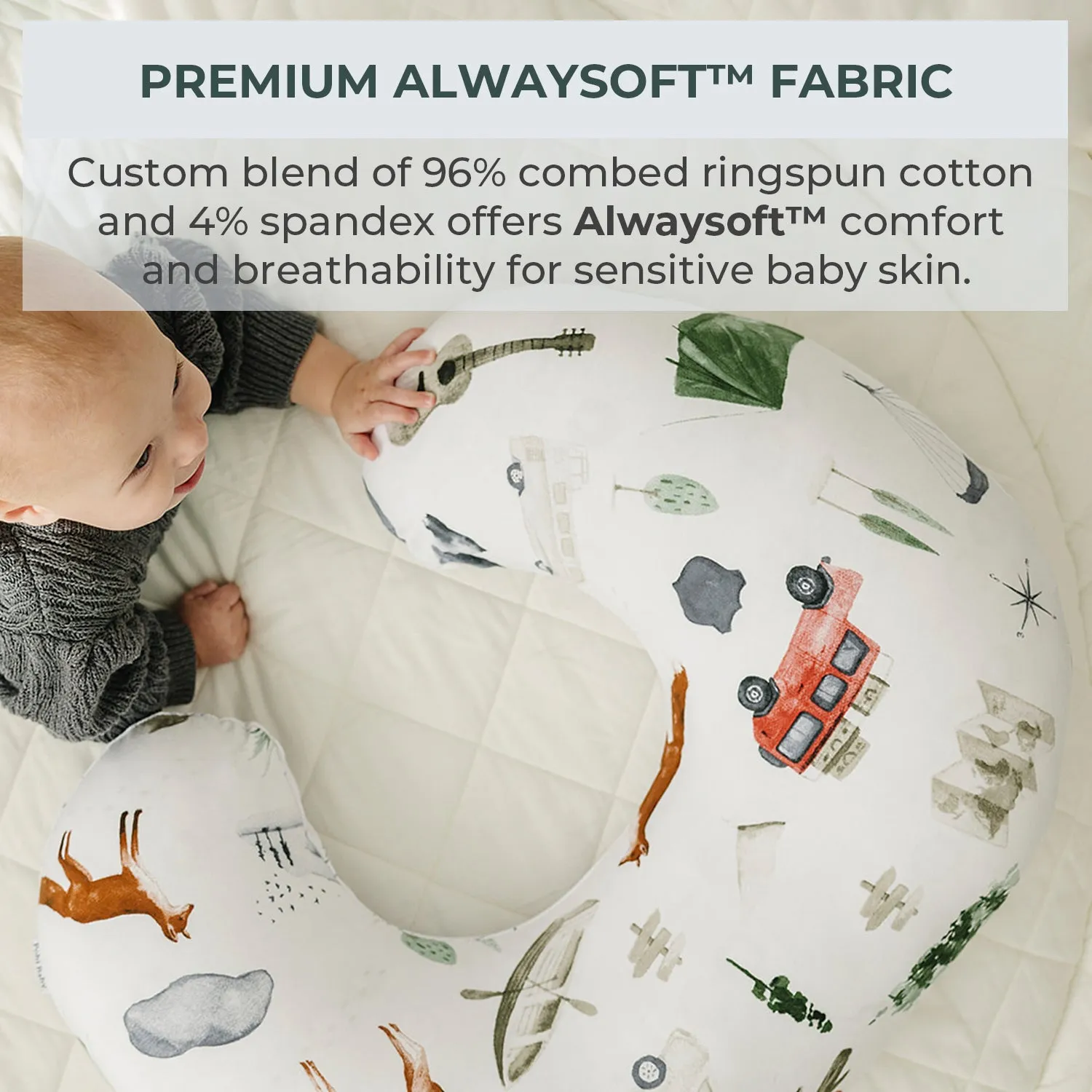 Nursing Pillow Cover - Explore