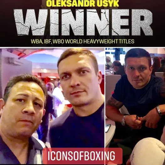 Oleksandr Usyk autographed Rare Champ IBF Belt, signed in person.