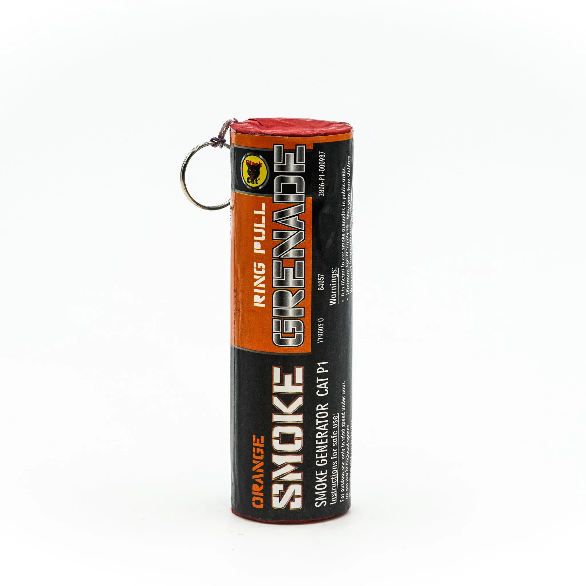 Orange Smoke Bomb