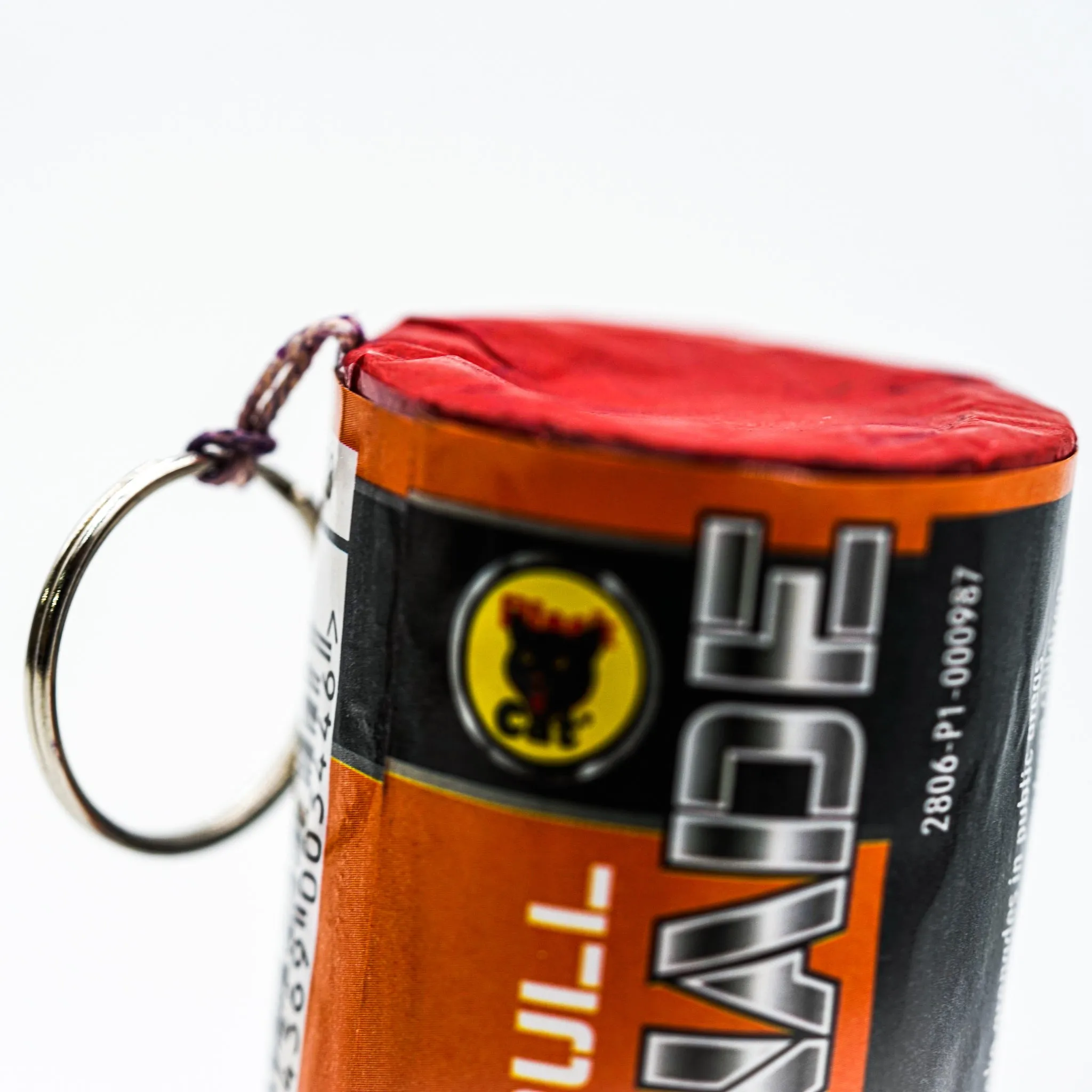 Orange Smoke Bomb