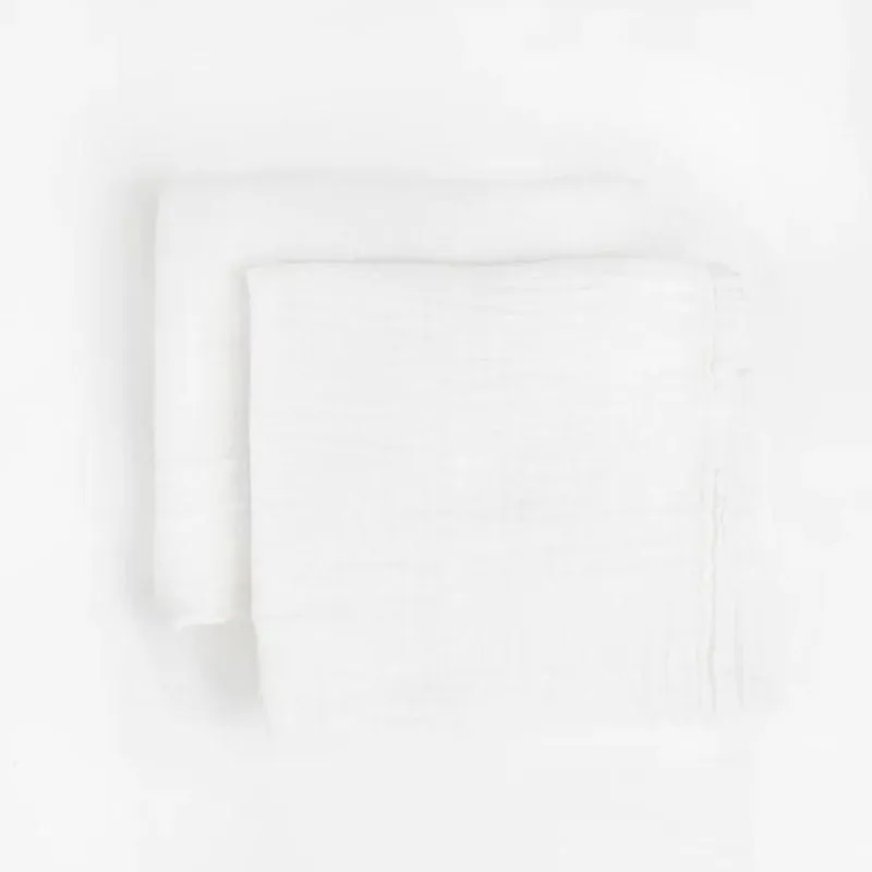 Organic Cotton Muslin Swaddle Blanket - 2 Pack