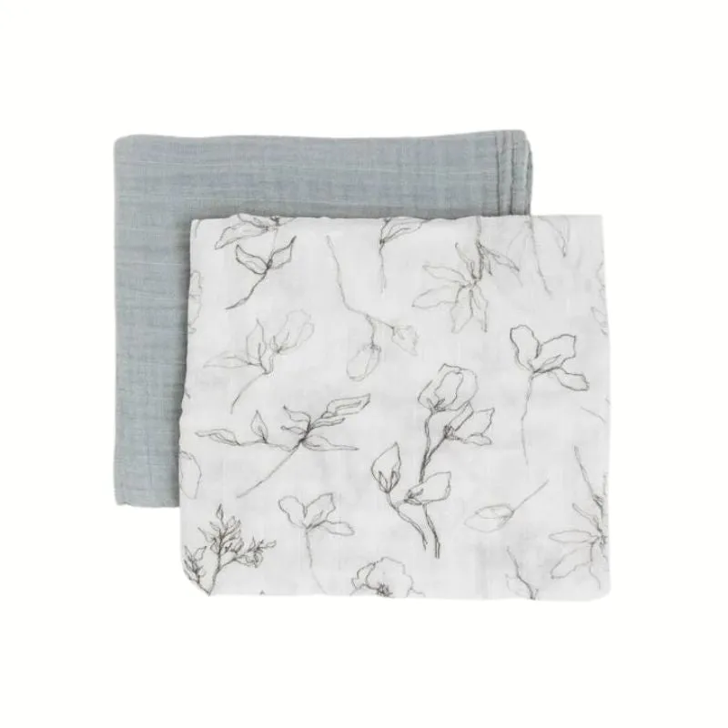 Organic Cotton Muslin Swaddle Blanket - 2 Pack
