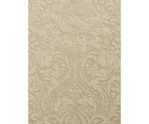 Ornated Embossed Floral Prints Brown 266859 Wallpaper