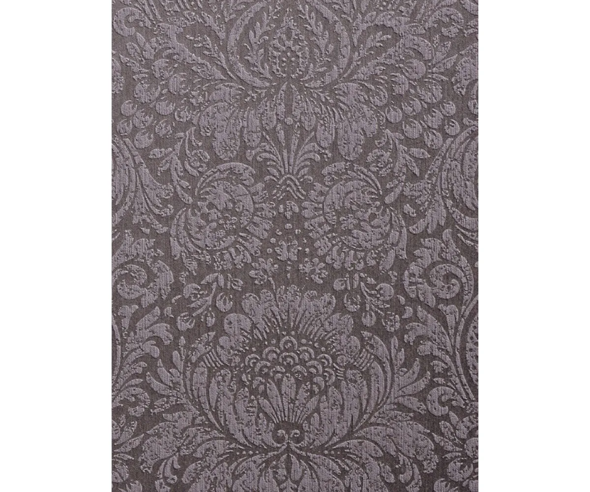 Ornated Embossed Floral Prints Indigo 266835 Wallpaper