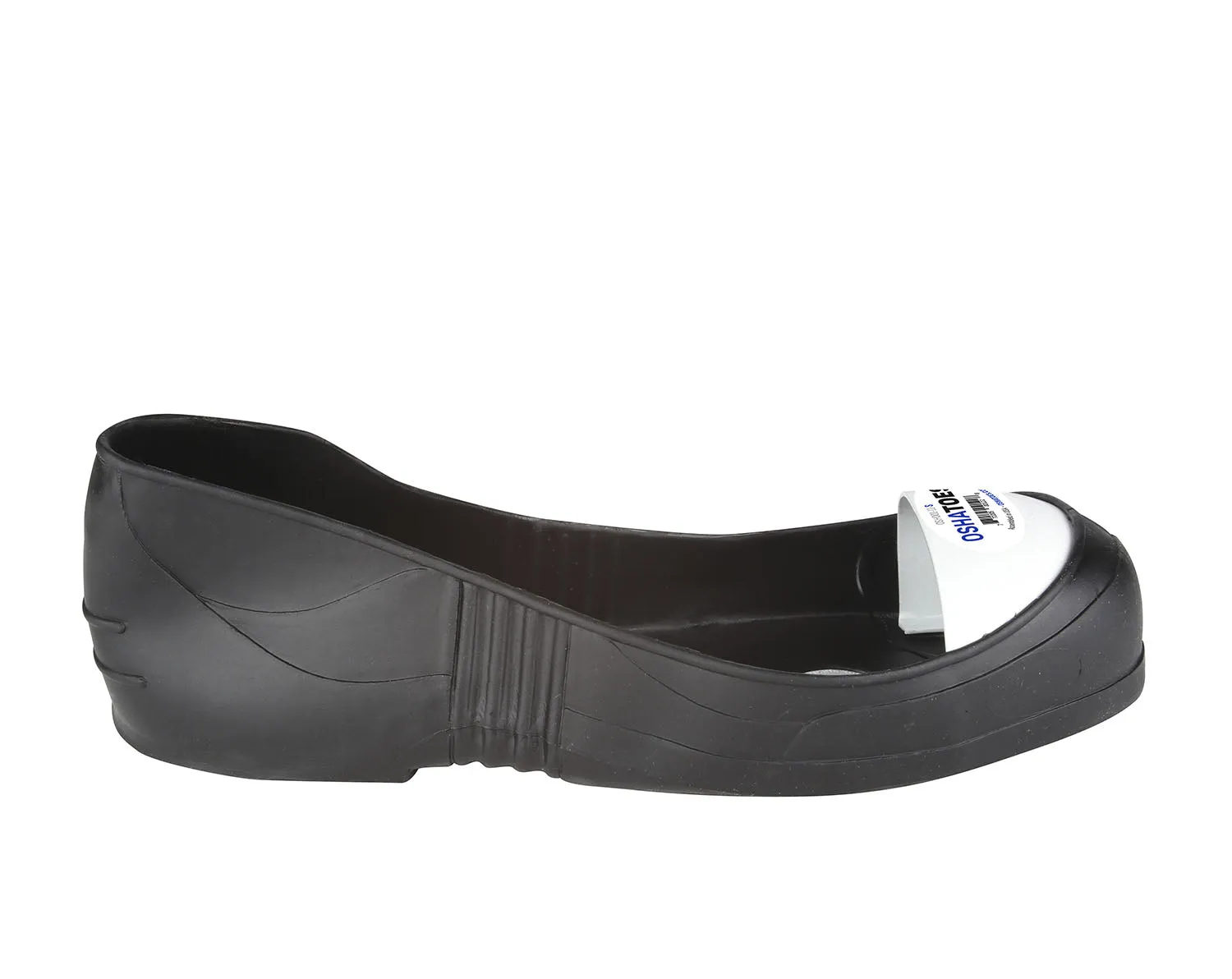 OSH001 (OST), STEEL Toe Cap PVC Classic Safety Overshoes (Color Coded by Size)
