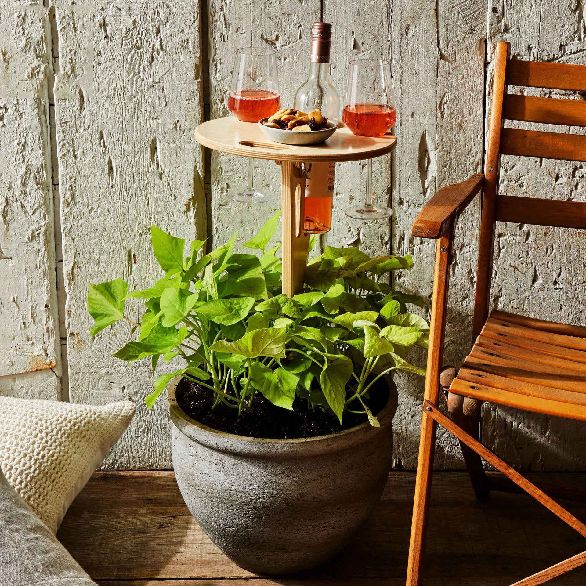 Outdoor Folding Wine Table