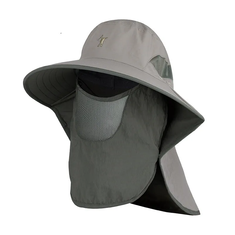Outdoor sun protection waterproof anti-mosquito cap