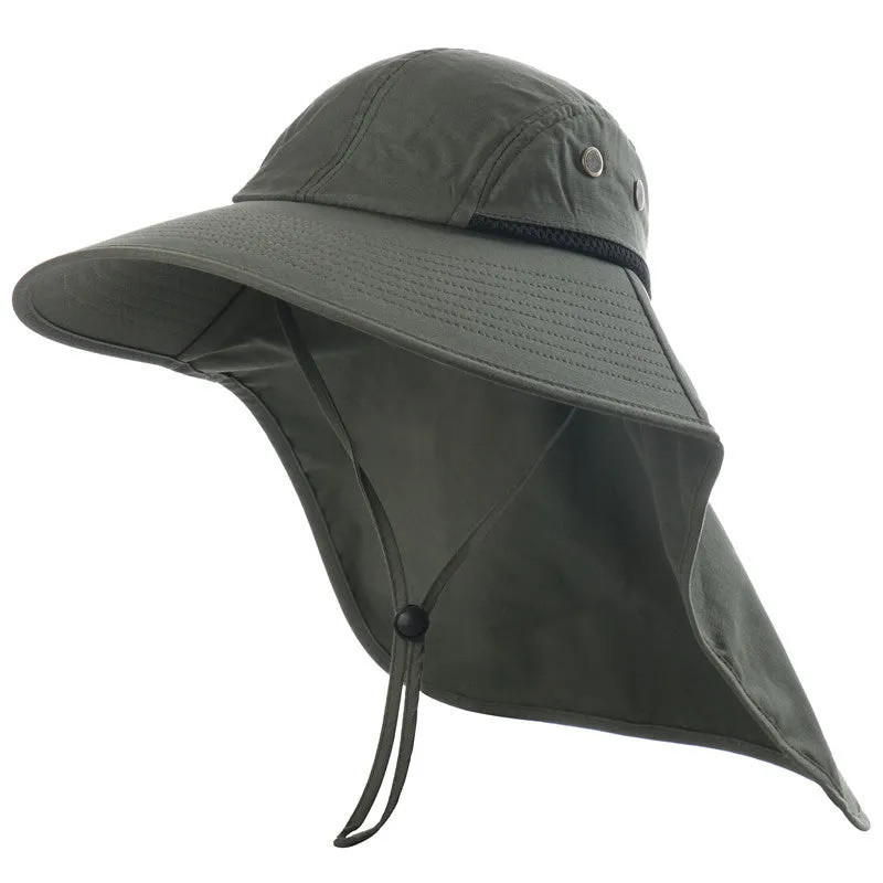 Outdoor sun protection waterproof anti-mosquito cap