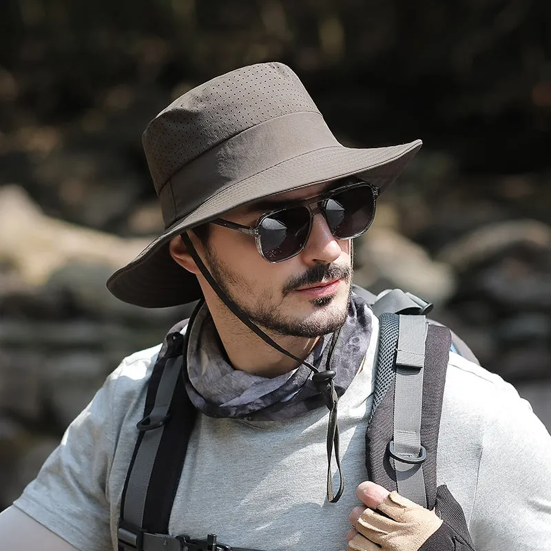 Outdoor sun protection waterproof anti-mosquito cap