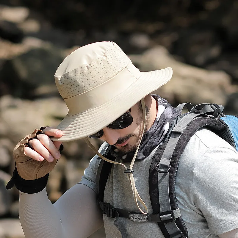 Outdoor sun protection waterproof anti-mosquito cap
