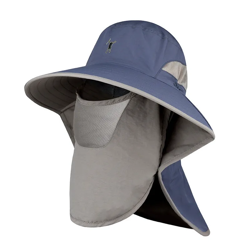 Outdoor sun protection waterproof anti-mosquito cap