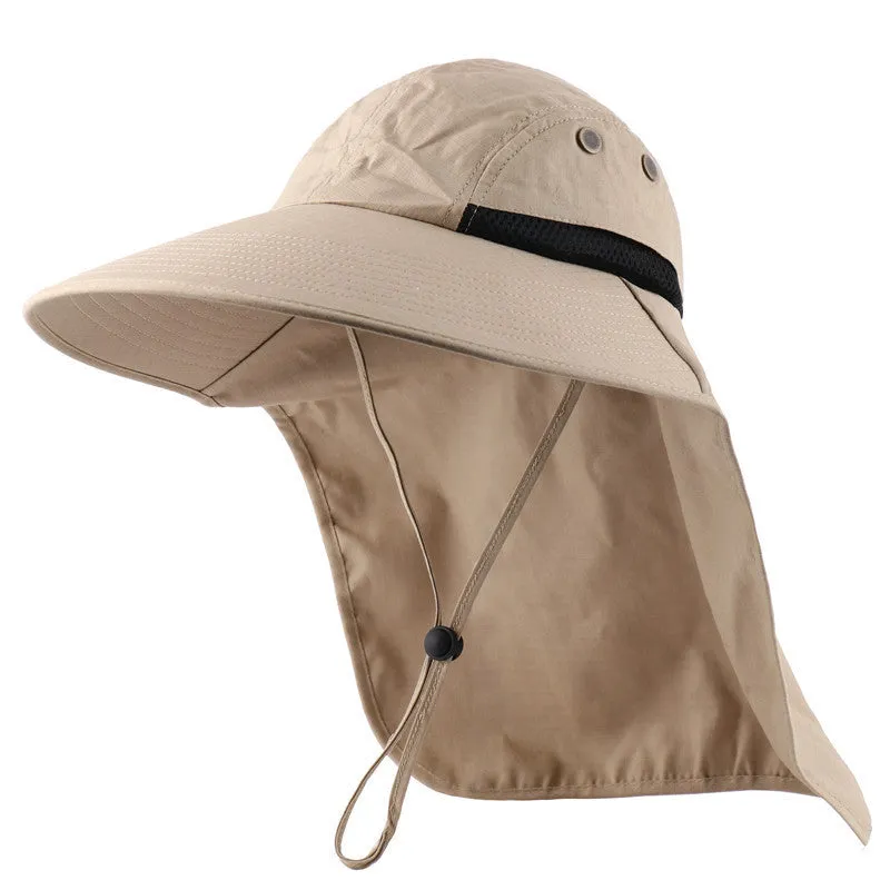 Outdoor sun protection waterproof anti-mosquito cap