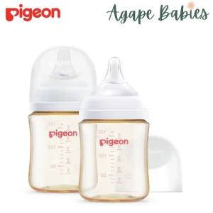 Pigeon Softouch Bpp Nursing Bottle Ppsu Twin Pack Logo - 160ml